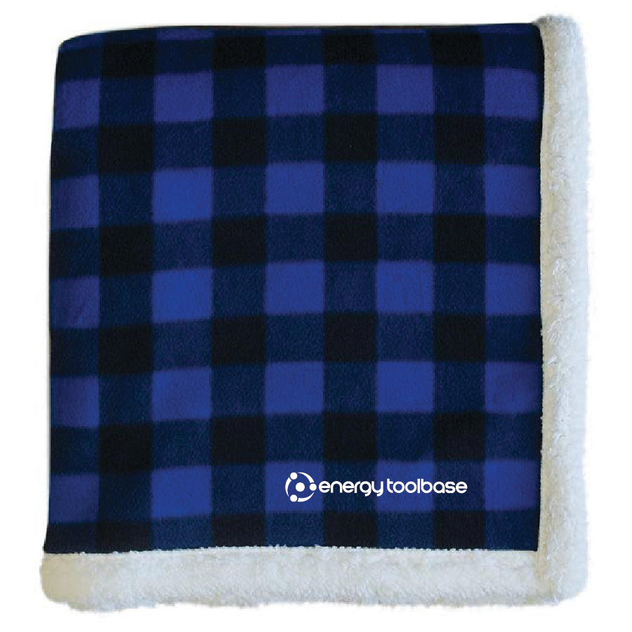 WHITERIDGE - Lumberjack Sherpa Throw (60x70)
