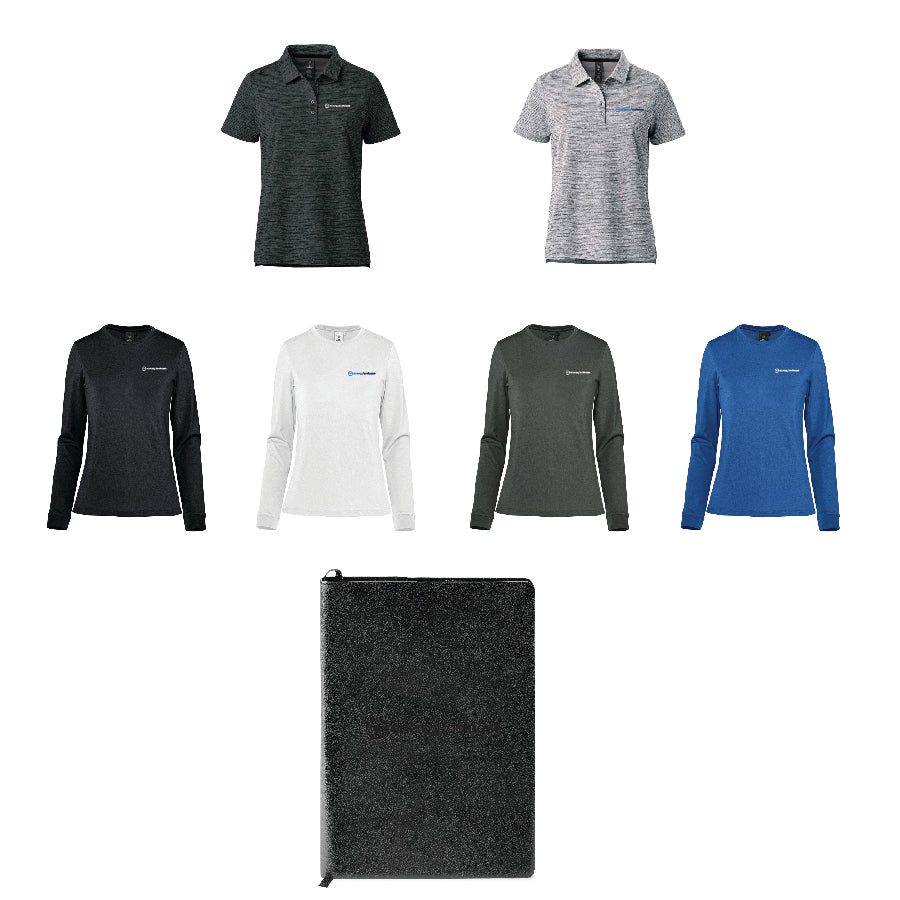 NEW HIRE WOMENS - Gift Option Four D (Long Sleeve + Polo + Notebook)