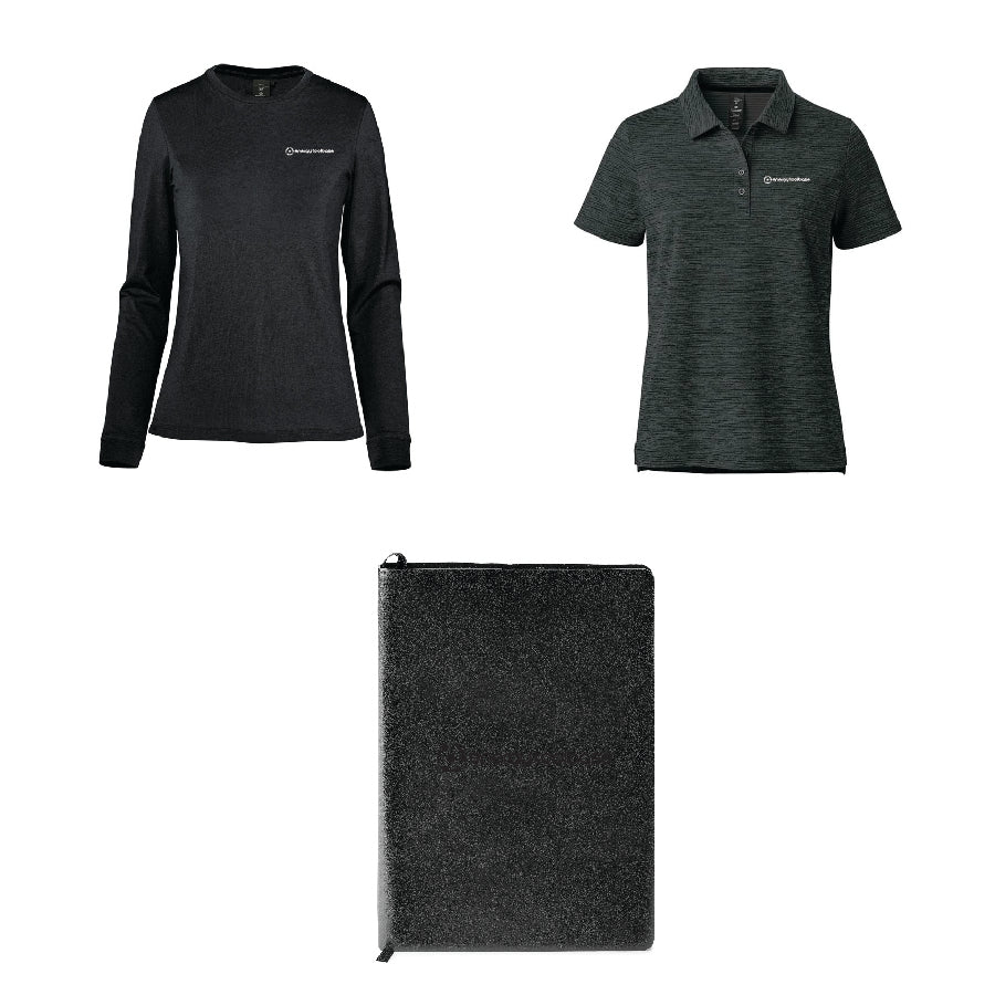 NEW HIRE WOMENS - Gift Option Four D (Long Sleeve + Polo + Notebook)