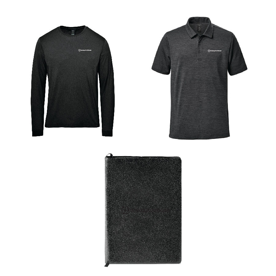 NEW HIRE MENS - Gift Option Four B (Long Sleeve + Polo + Notebook)