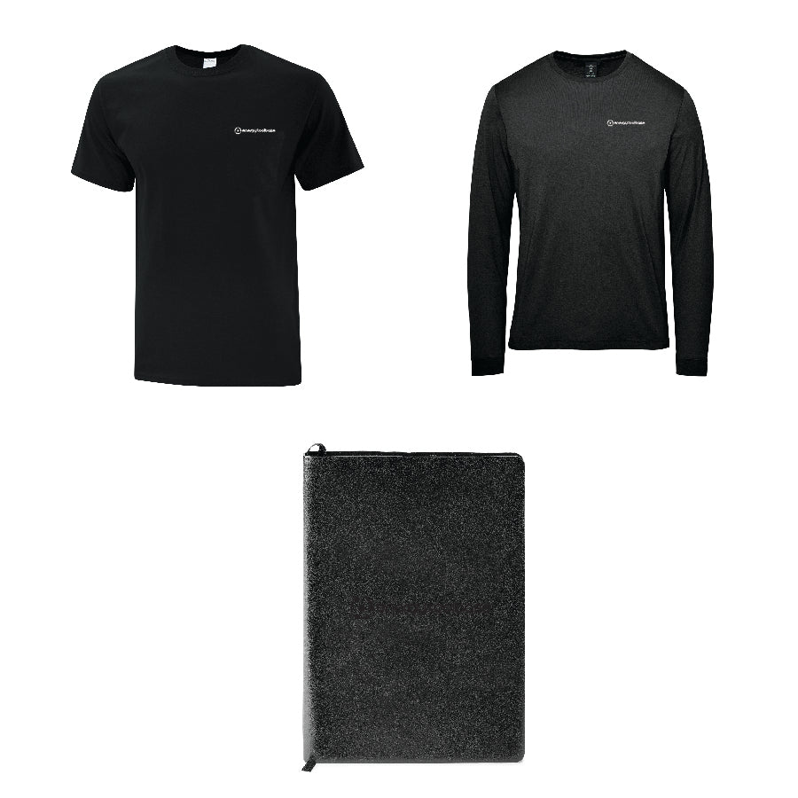 NEW HIRE MENS - Gift Option One B (TShirt + Long Sleeve + Notebook)