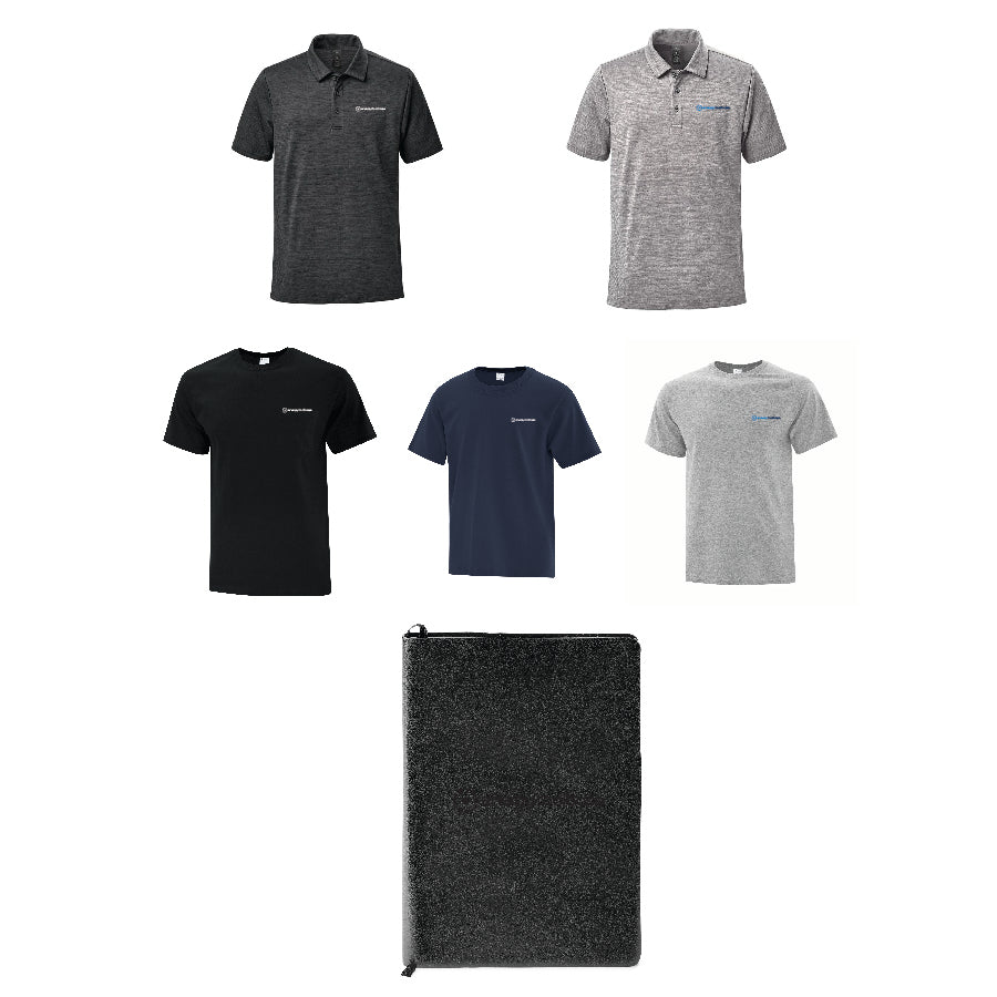 NEW HIRE MENS - Gift Option Three B (TShirt + Polo + Notebook)