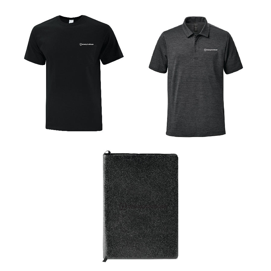 NEW HIRE MENS - Gift Option Three B (TShirt + Polo + Notebook)